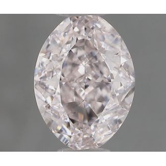 0.5 Carat Oval Faint Pink SI1 - EX GD GIA Natural Diamond