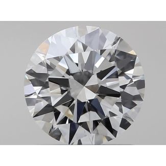 0.9 Carat Round H VVS2 EX GIA Natural Diamond