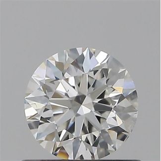 0.50 Carat Round F SI1 EX GIA Natural Diamond