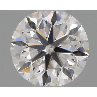 0.41 Carat Round D VVS2 VG EX GIA Natural Diamond