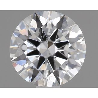 0.5 Carat Round D SI2 EX GIA Natural Diamond