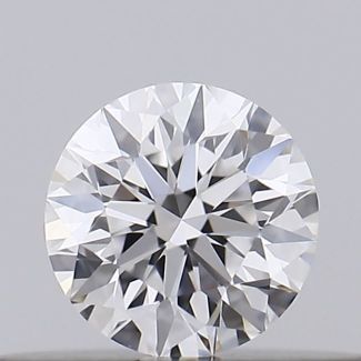 0.19 Carat Round D VVS1 EX VG GIA Natural Diamond