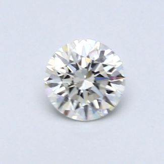 0.44 Carat Round F SI1 VG EX GIA Natural Diamond