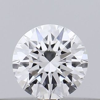 0.19 Carat Round D IF EX GIA Natural Diamond