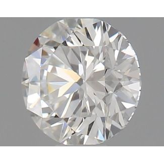 0.37 Carat Round H VVS2 EX GIA Natural Diamond