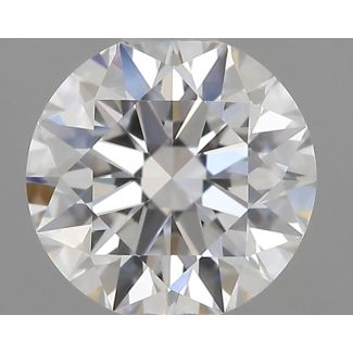 0.5 Carat Round E VVS2 EX GIA Natural Diamond