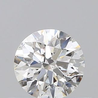 0.45 Carat Round G SI1 EX GIA Natural Diamond