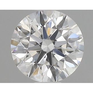 0.5 Carat Round F VVS2 EX GD GIA Natural Diamond