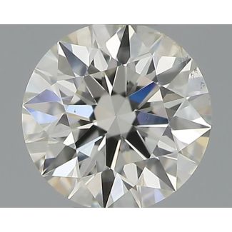 0.31 Carat Round H SI2 EX IGI Natural Diamond