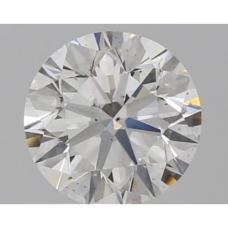 1.7 Carat Round H SI1 EX GIA Natural Diamond