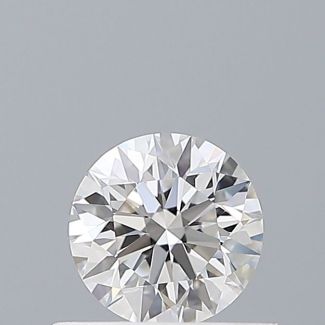 0.4 Carat Round E IF EX GIA Natural Diamond