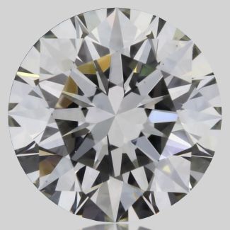 0.52 Carat Round H VS2 EX GIA Natural Diamond