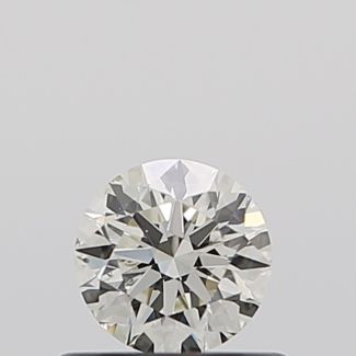 0.42 Carat Round K SI2 EX GIA Natural Diamond