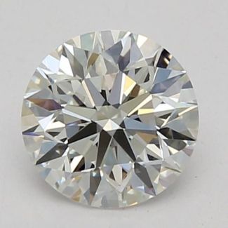 0.51 Carat Round H VVS1 VG EX GIA Natural Diamond