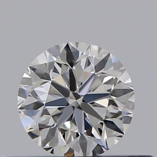 0.31 Carat Round E VVS2 VG EX GIA Natural Diamond