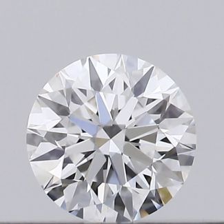 0.18 Carat Round D VS2 EX GIA Natural Diamond