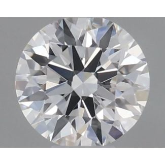 0.3 Carat Round F VVS2 EX GIA Natural Diamond