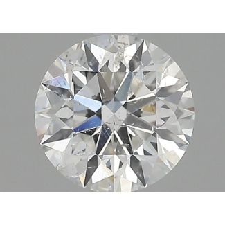 1.51 Carat Round H SI2 EX GIA Natural Diamond