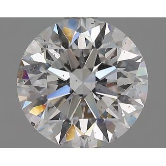 1.51 Carat Round D SI1 EX GIA Natural Diamond