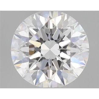 0.5 Carat Round E VVS2 EX GIA Natural Diamond