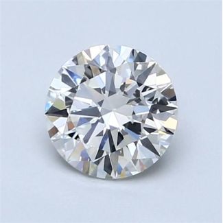 1.01 Carat Round H VVS2 EX GIA Natural Diamond