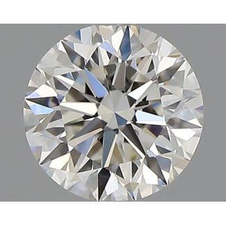 0.40 Carat Round I VS1 VG EX GIA Natural Diamond