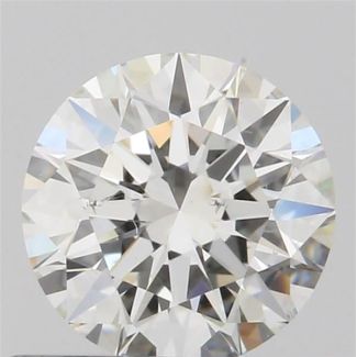 0.56 Carat Round H VS2 EX GIA Natural Diamond