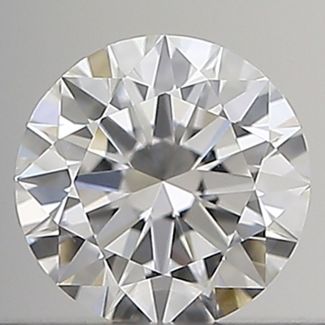 0.27 Carat Round F VVS1 EX GIA Natural Diamond