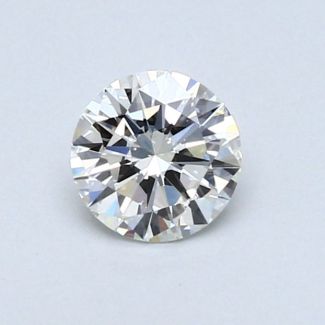 0.48 Carat Round I VS2 VG EX GIA Natural Diamond