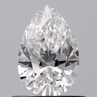 0.51 Carat Pear D VVS1 - VG GIA Natural Diamond