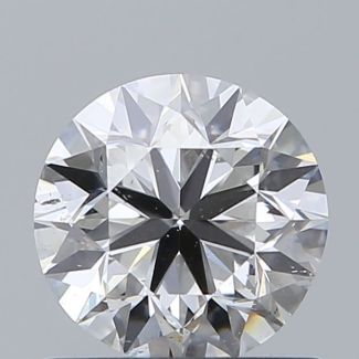 0.91 Carat Round E SI2 VG GIA Natural Diamond