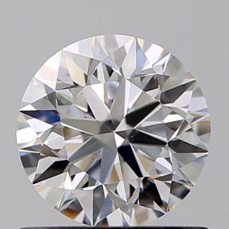 0.70 Carat Round F VS2 EX GIA Natural Diamond