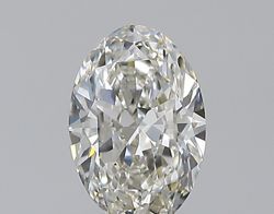 0.5 Carat Oval J SI2 - EX VG GIA Natural Diamond