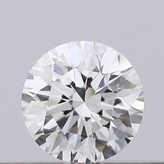 0.18 Carat Round F VS1 EX GIA Natural Diamond