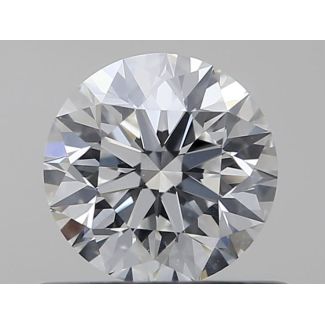 0.5 Carat Round F SI1 EX GIA Natural Diamond