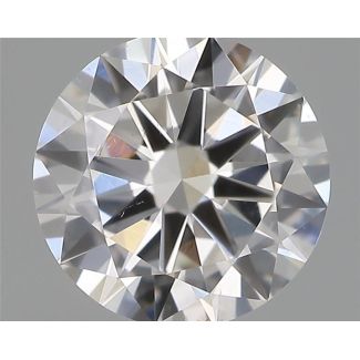 0.50 Carat Round E VS2 GD EX GIA Natural Diamond