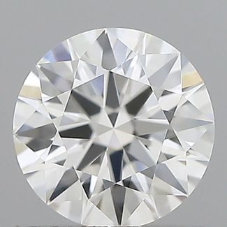 0.54 Carat Round F VS1 EX GIA Natural Diamond