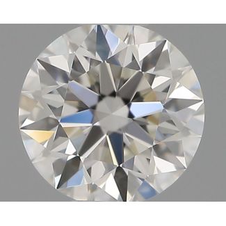 0.34 Carat Round H VS1 EX GIA Natural Diamond