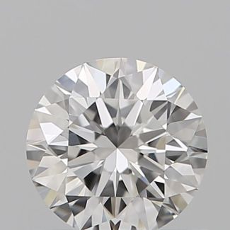 0.51 Carat Round F VVS2 EX GIA Natural Diamond