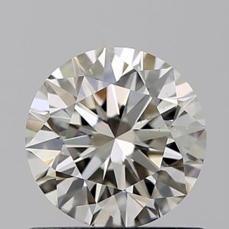 0.71 Carat Round J VS2 EX GIA Natural Diamond