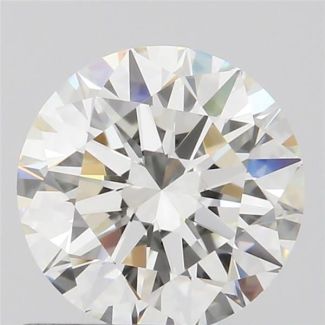 0.80 Carat Round H VVS2 EX GIA Natural Diamond