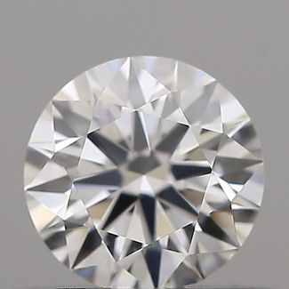 0.4 Carat Round D VVS2 EX VG GIA Natural Diamond