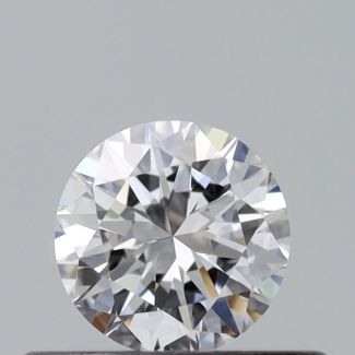 0.3 Carat Round D VVS2 VG EX GIA Natural Diamond