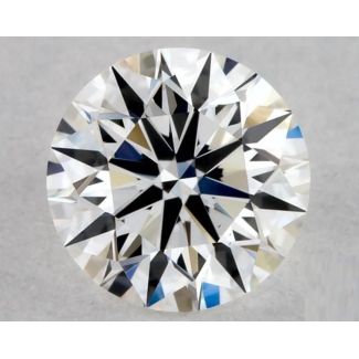 0.44 Carat Round F VS1 VG EX GIA Natural Diamond