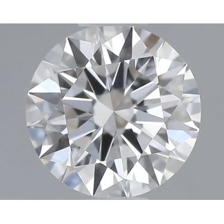 0.43 Carat Round F VS1 EX GIA Natural Diamond