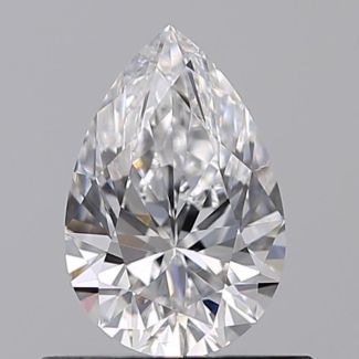 0.50 Carat Pear D VS1 - EX VG GIA Natural Diamond