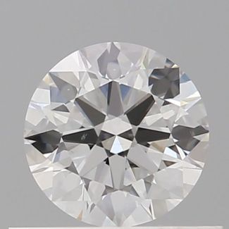 0.5 Carat Round E VS2 EX GIA Natural Diamond