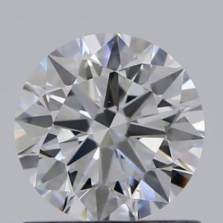 0.70 Carat Round F SI1 EX GIA Natural Diamond