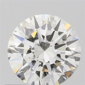 0.50 Carat Round H VS1 EX GIA Natural Diamond