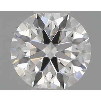 0.21 Carat Round F VVS2 EX GIA Natural Diamond